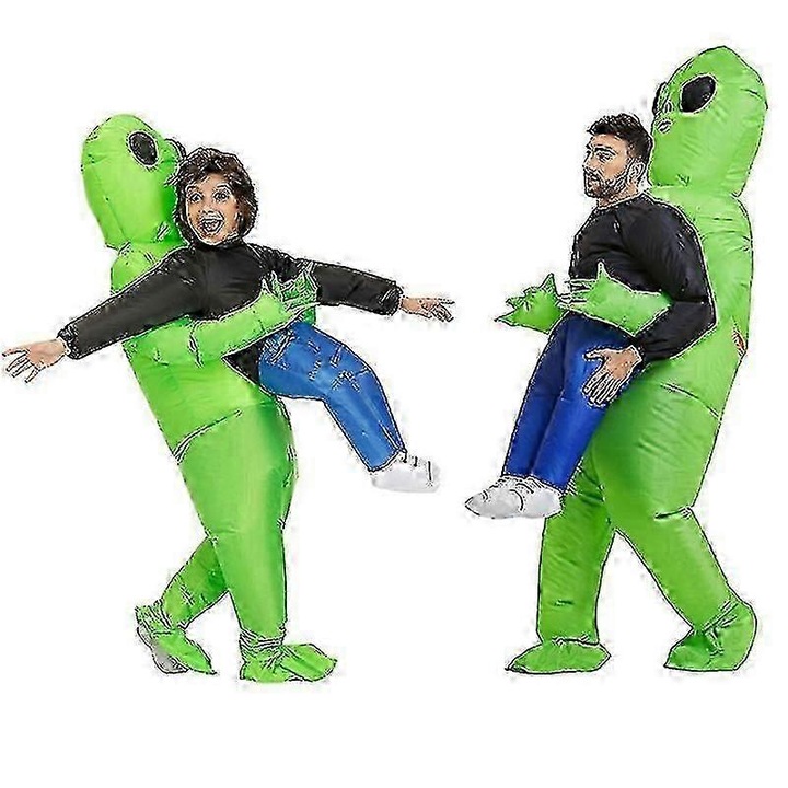 Costum Halloween Inflabil Alien, 160-190cm, material poliester, confortabil