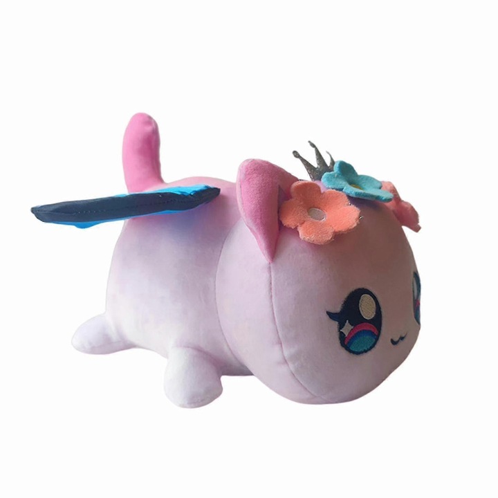 Jucarie de plus, Meemeows, pisica, multicolor, 25cm