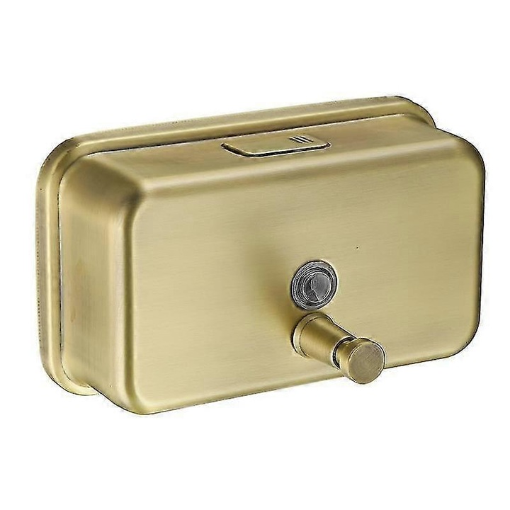 Fali szappanadagoló, 1200ml, rozsdamentes acél, nagy kapacitású, modern design