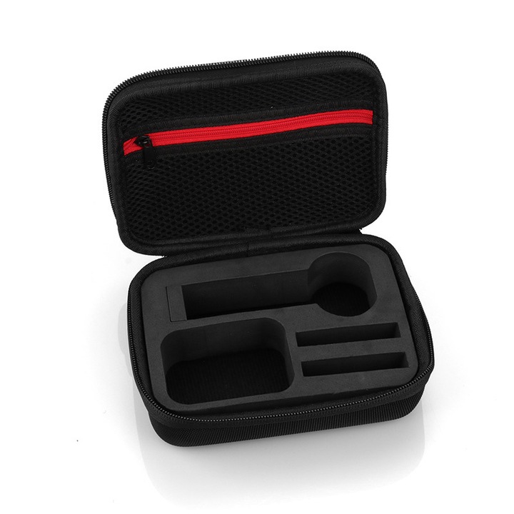 Geanta de protectie si transport pentru camere video sport Insta360 One X5 X4 X3 X2 X1 si Accesorii, 165X127X79 mm, S, Negru