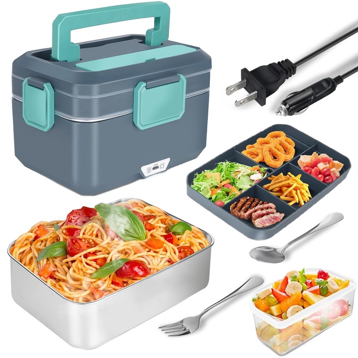 90W elektromos ebédlődoboz PTC állandó hőmérséklettel 12V / 24V / 220V mosogatógép-biztonságos