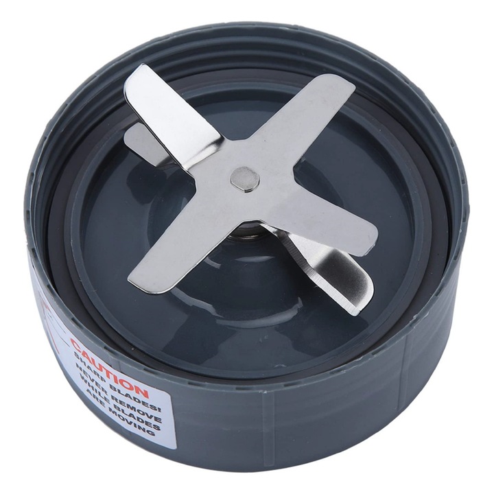 Lama de Feliere Pentru Blender SUPER TRENDS®, Compatibila Model Nutribullet, 600-900W, Gri