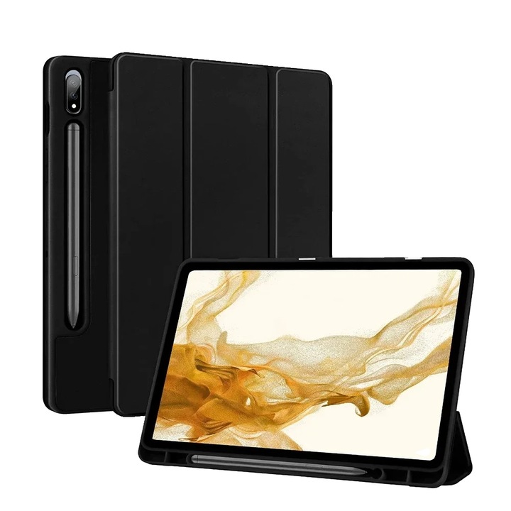 Калъф за таблет, Tab S9 Ultra, черен, 14.6 инча, комплект за защита от удари и прах