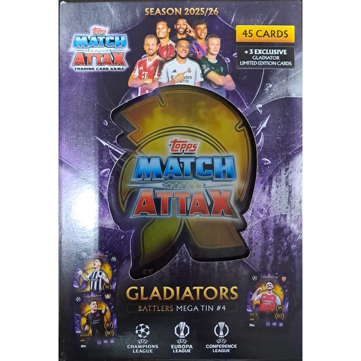 Joc de carti - Mega tin #4, March Attax Champions Legue sezon 2025/26