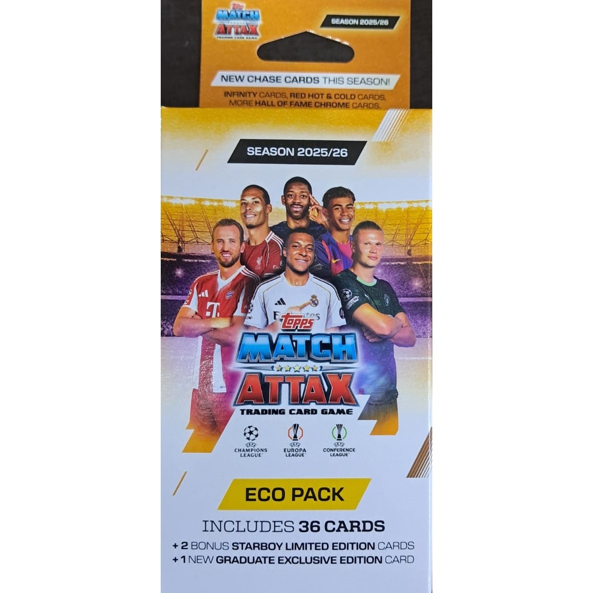 Joc de cărți, TOOP TOOLS, Pachet Eco pack March Attax EURO, 39