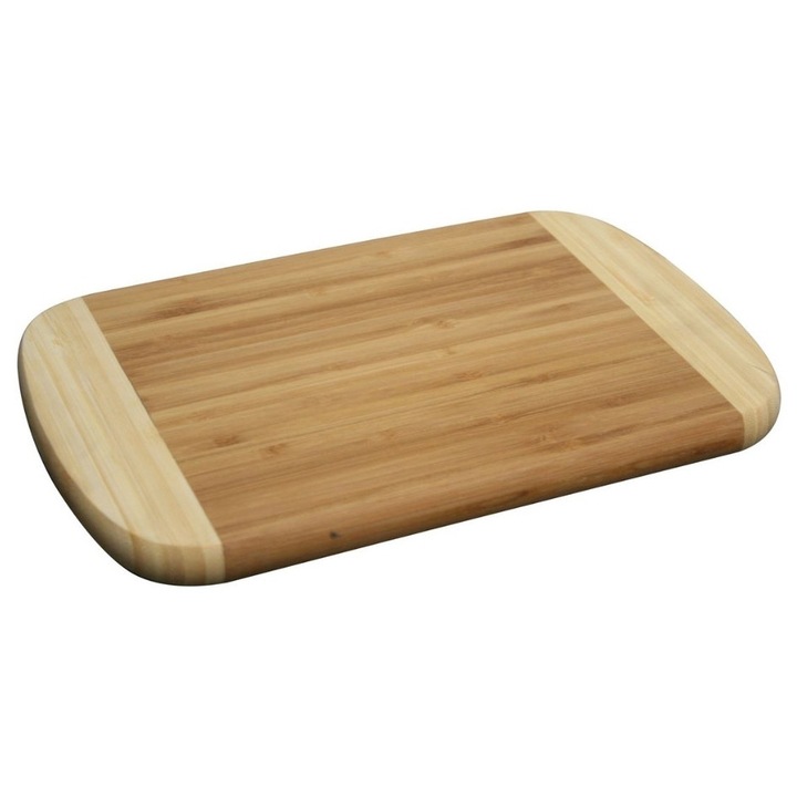 Tarrington professzionális vágódeszka hajlításgátló végekkel, bambusz 35x23x1,8 cm