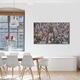 Tablou VarioView MoonLight Fosforescent Luminos in Urban Orase New York, 30 x 45 cm