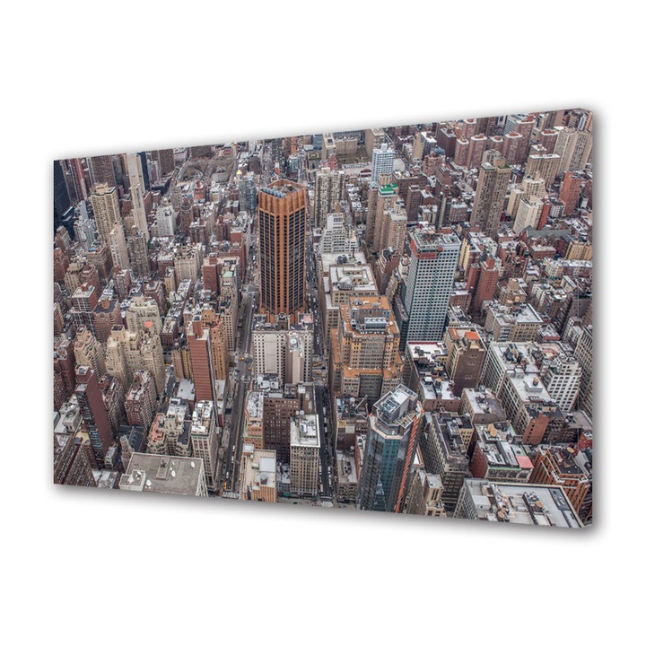 Tablou VarioView MoonLight Fosforescent Luminos in Urban Orase New York, 30 x 45 cm