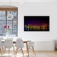 Tablou Fosforescent BTex ArtDecoMag Modern Luminos in intuneric Urban Orase Baltimore Statele unite ale Americii, 60 x 90 cm