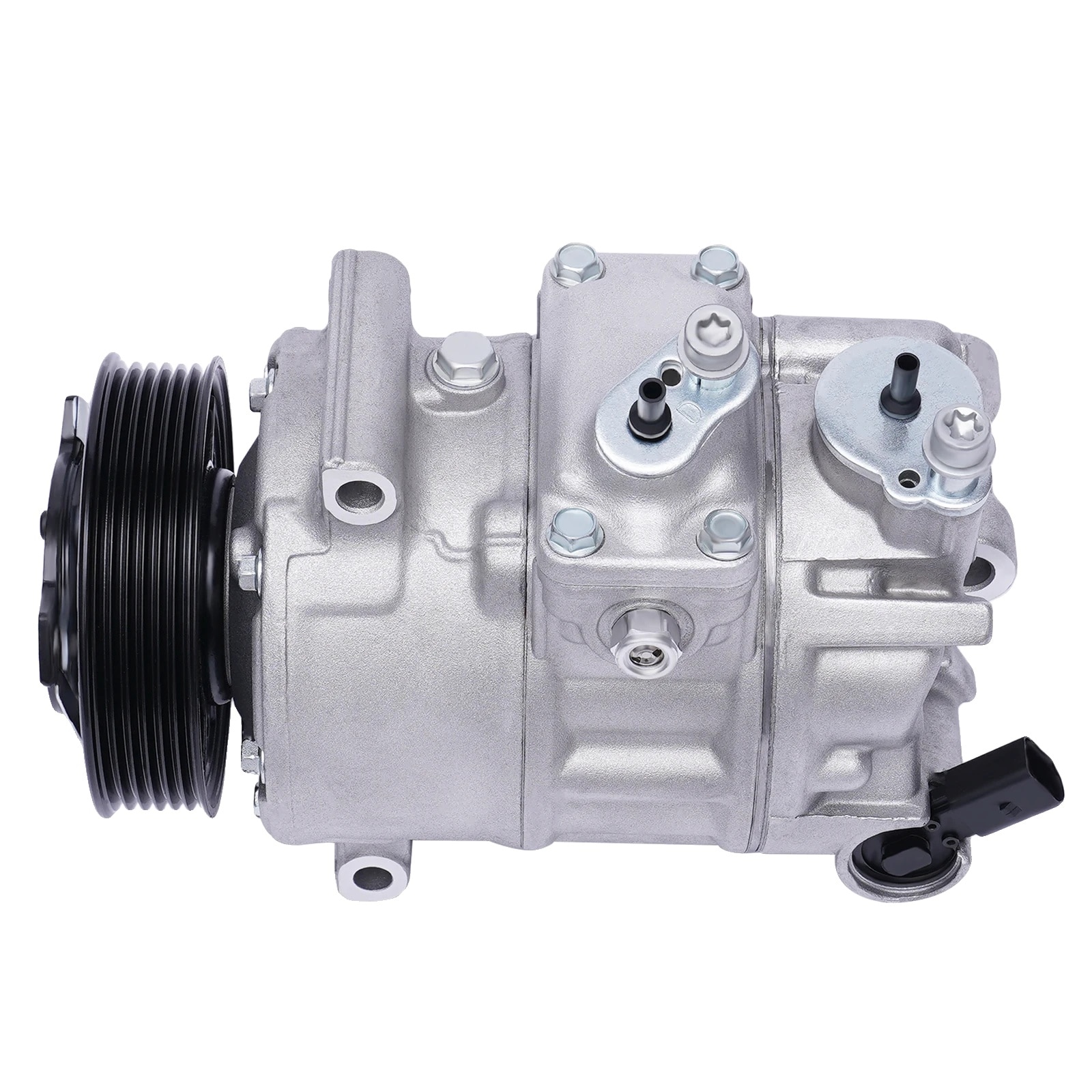 Автомобилен компресор, 125 ампера, R134a и R1234YF, сребрист - eMAG.bg