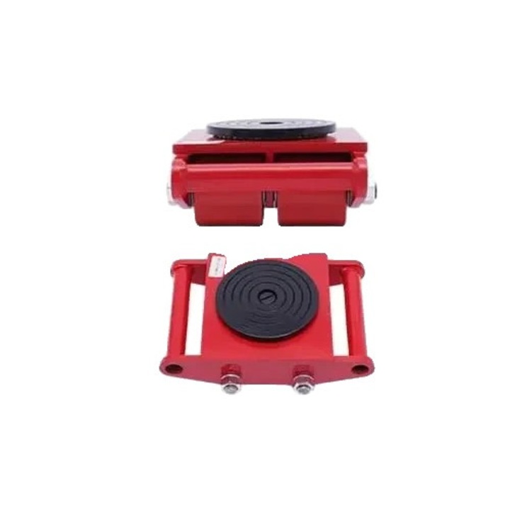 Roti de transport, 360 rotatie, rosii, set, capacitate mare de incarcare, design anti-alunecare