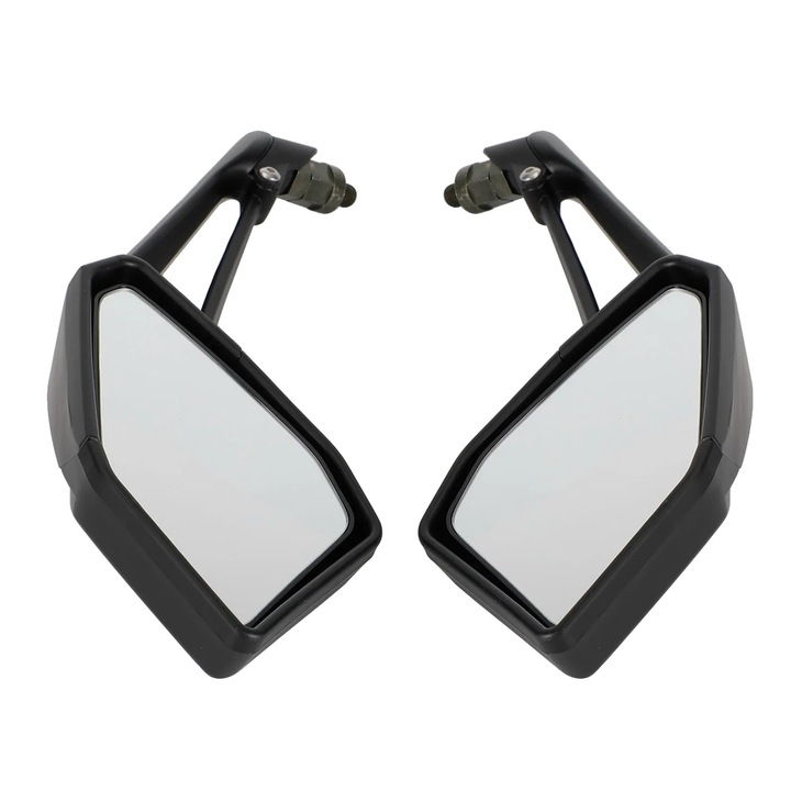 Oglinzi retrovizoare, plastic de inalta calitate, pentru Kawasaki Z1000, culoare neagra, set de 1 pereche