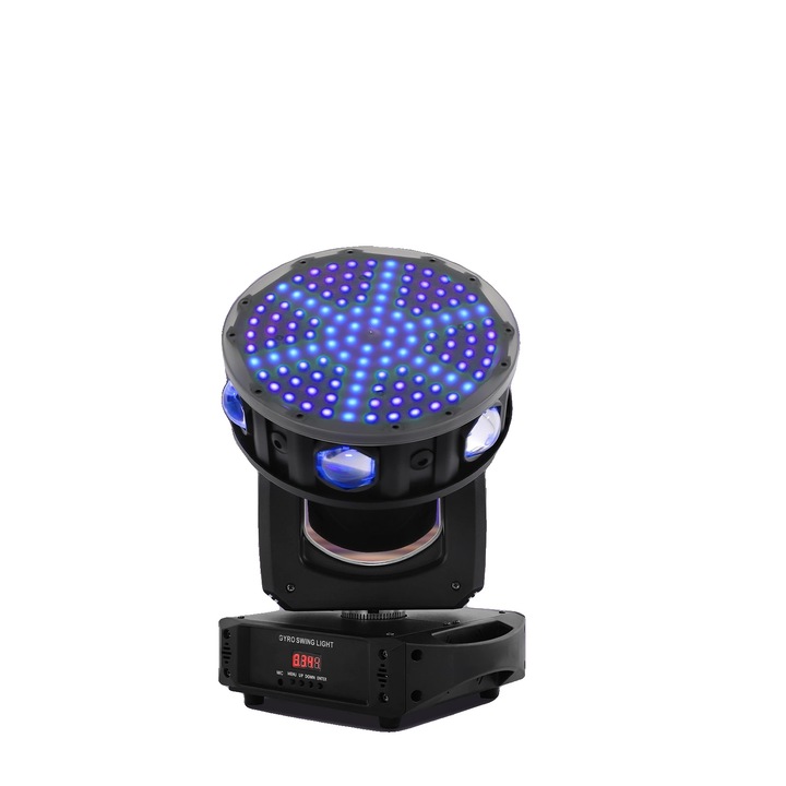 Lumina de scena mobila, 150W, RGBW, control DMX512, design durabil, IP22