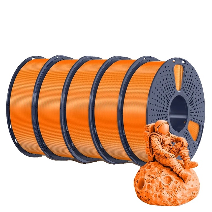 Filament 3D, 1.75mm, ellenálló, narancssárga, 1kg