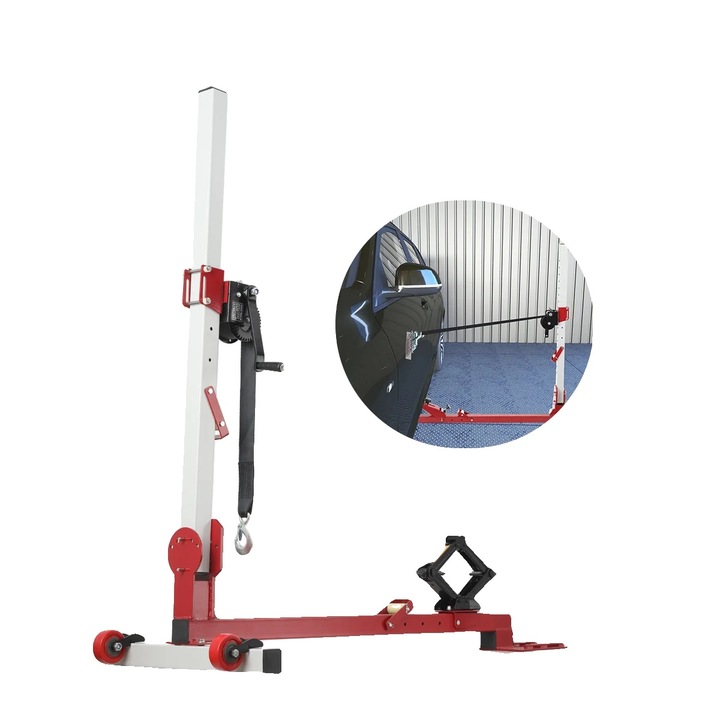 Unealta de reparare caroserie, ajustabila 400-1200 mm, capacitate de tragere 600 kg, otel aliat de inalta rezistenta, 18 kg