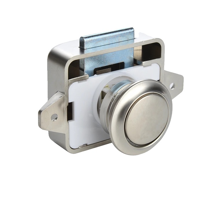 Broasca cu buton, 26mm, Nickel Perla, instalare usoara, constructie durabila