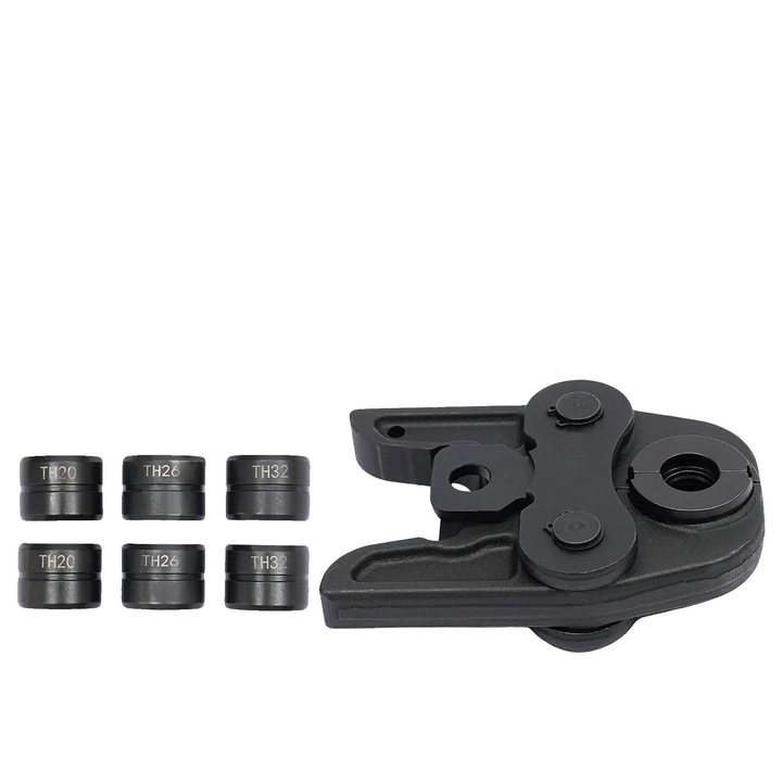 Préselő fogó, 2,5 kg, TH16-20-26-32 matricatípus, edzett acél, kompozit csövekhez