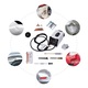 Aparat de sudura, 3500A, 3kW, 220V, design compact, material fier si aluminiu