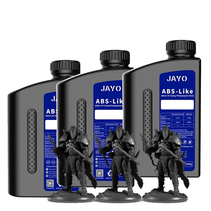 Rasina 3D ABS-Like 3BK, 250x120x120mm, 1000g, nagy szilárdság, gyors kikeményedési folyamat, 3 db