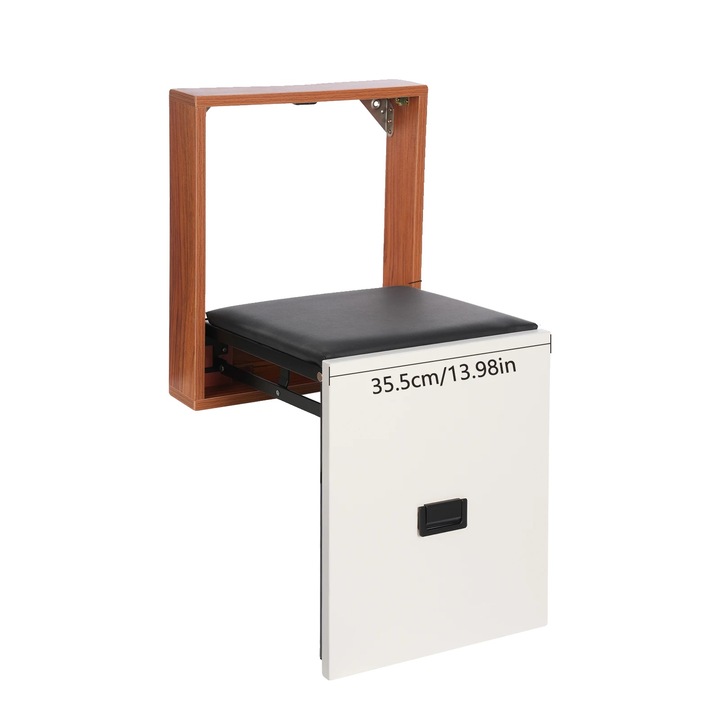 Összecsukható sámli, fa, fehér, 150 kg