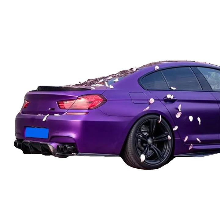 Difuzor spate, carbon, protectie UV, negru lucios, pentru BMW 6 Series 2013-2018