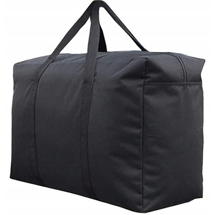 Geanta de voiaj 35L, neagra, 50x36x20 cm, usoara, rezistenta