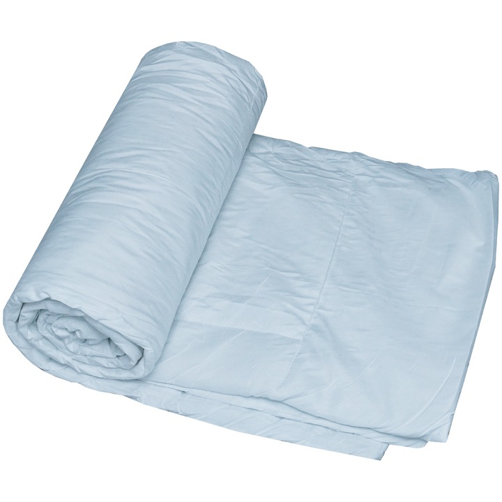 Pilota matlasata microfibra Adison, 200x230 cm, alba, confort termic superior, design elegant