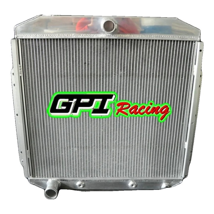 Radiator din aluminiu, 20" dimensiuni nucleu, 25" inaltime totala, cu cooler pentru transmisie automata, 41.74"x17.12"x71.41"