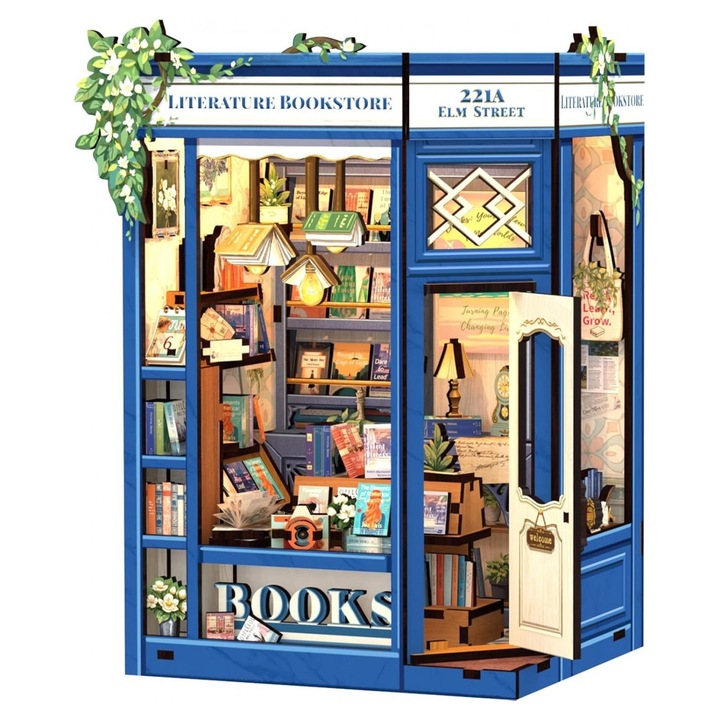 3D Kirakó, Könyvtámasz, Irodalmi Könyvesbolt, Cutebee, 186 darabos