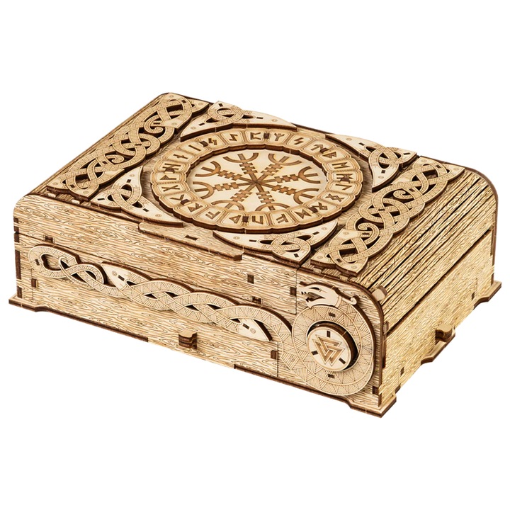 3D-s kirakó, Nordic Chest, WT, fa, 202 darabos