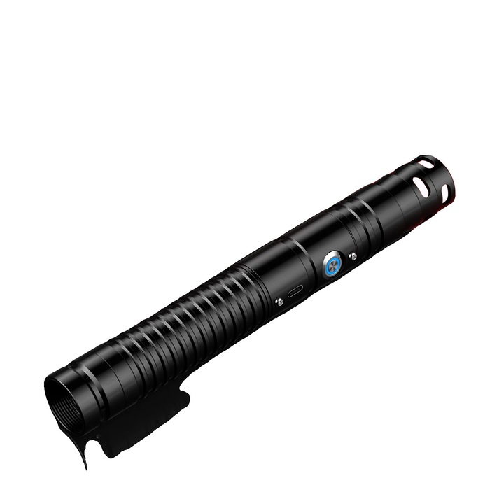 Лазерен меч, дизайн 2-в-1, RGB цветове, черен, 36 инча