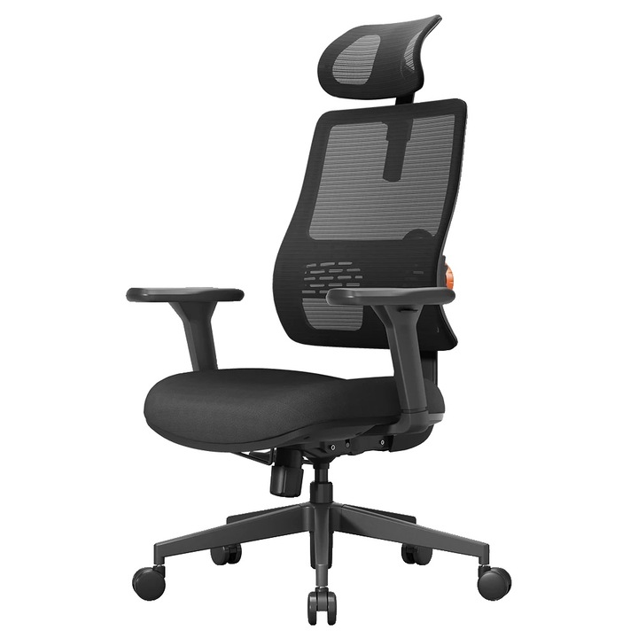 Scaun birou ergonomic, ajustabil, material respirabil, 10x5cm, 160-195cm