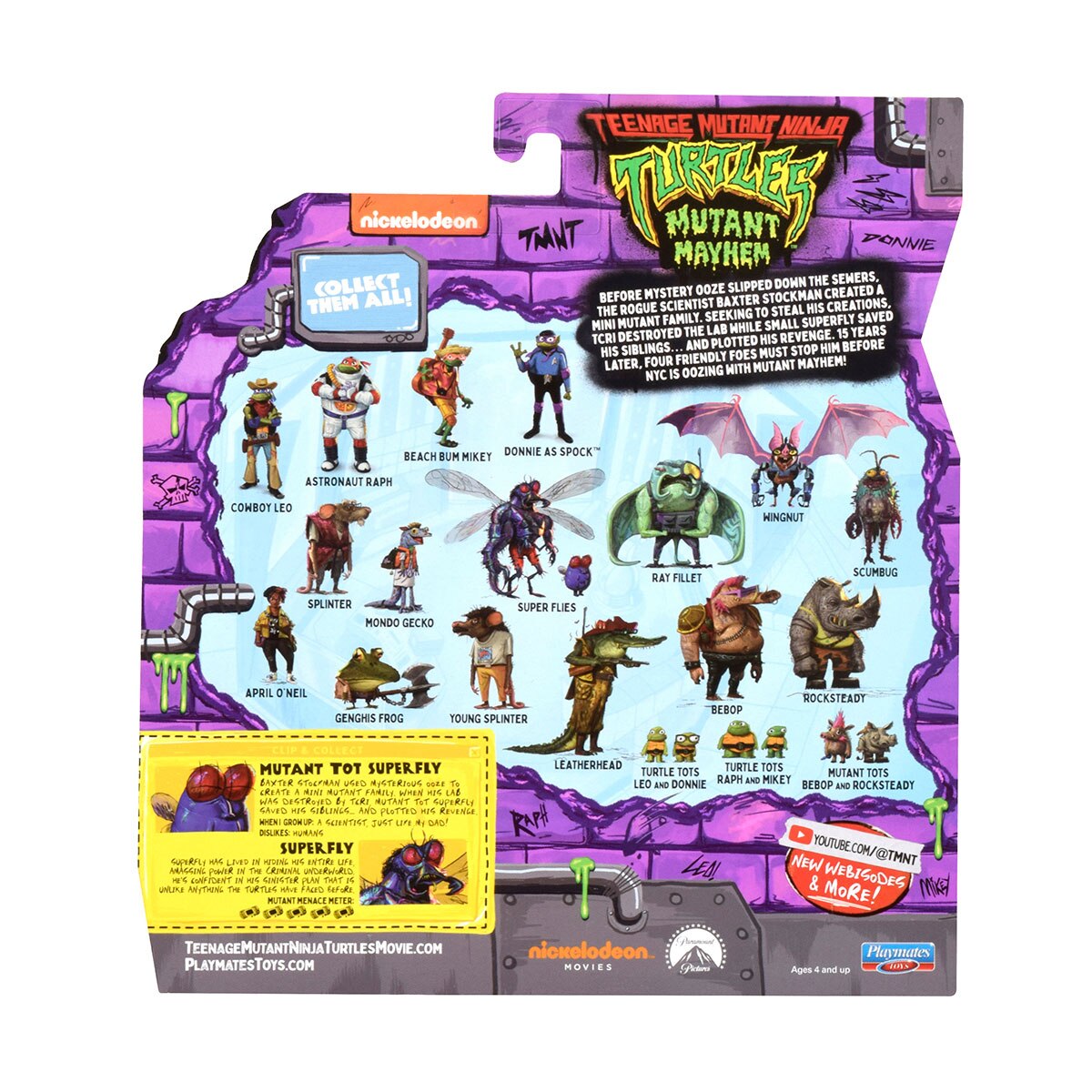 Figurine cu articulatii Super Flies Testoasele Ninja TMNT - eMAG.ro