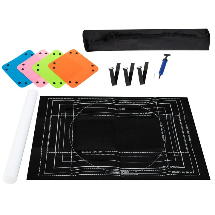 Подложка за пъзели Artemis, 500-2000 елемента, 118x79см, пълен комплект с помпа и аксесоари