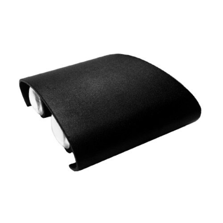 Aplica LED KLAUS KE46421, 18W, 1450Lm, Negru, 87x70x41mm