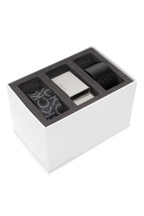 Férfi öv Calvin Klein Clean Plaque Belt Gs 2 Straps K50K507937, Fekete, 105
