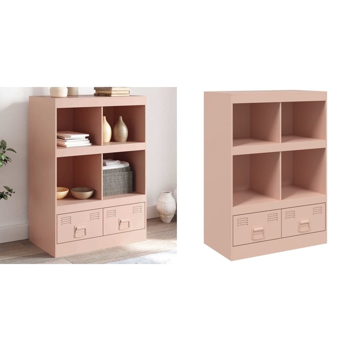 Comoda Roz 67x39x95 cm otel