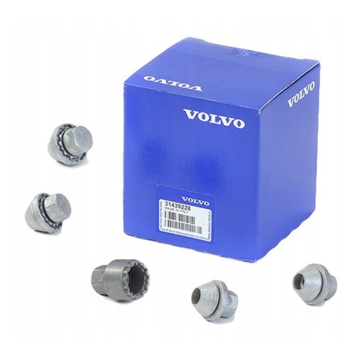 Комплект от 4 гайки за джанти Volvo C30, C70, S40, V50, V40, V40CC, 31439228, оригинални