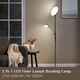 Lampa de podea moderna, lampa de podea LED, baza rotunda, directie reglabila a luminii, bec inclus, stecher UE