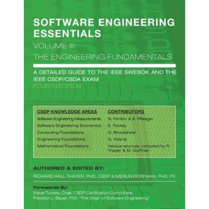 Software Engineering Essentials, Volume III: The Engineering Fundamentals, Richard Hall Thayer (Author)