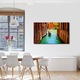 Tablou Canvas Luminos in intuneric VarioView LED Urban Orase Pe canal in Venetia, 30 x 45 cm