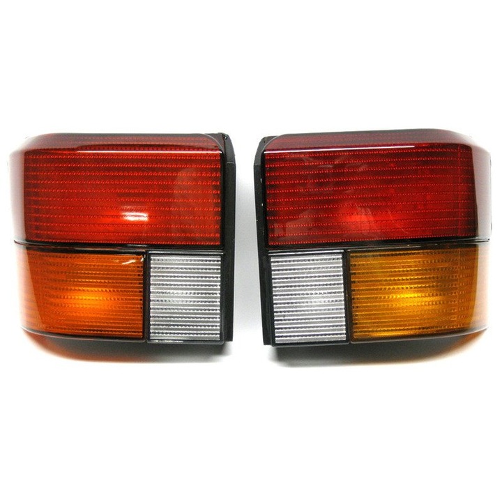 MODECAR hátsó lámpabúra ház VW T4-hez, 2 db-os szett, sárga-piros, 1990-2004