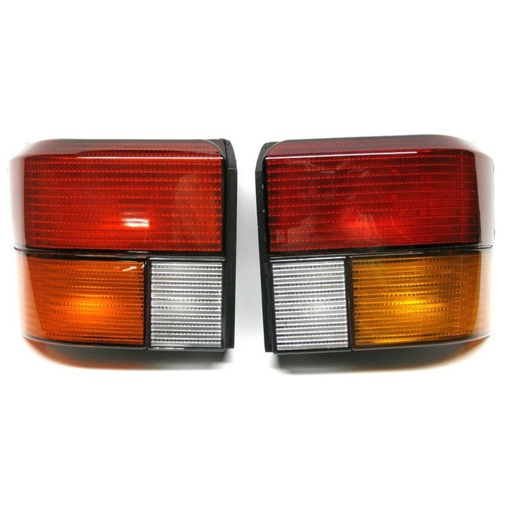 Hátsó lámpa ház VW T4-hez, M MODECAR, 2 db-os készlet, sárga-piros, 1990x2004