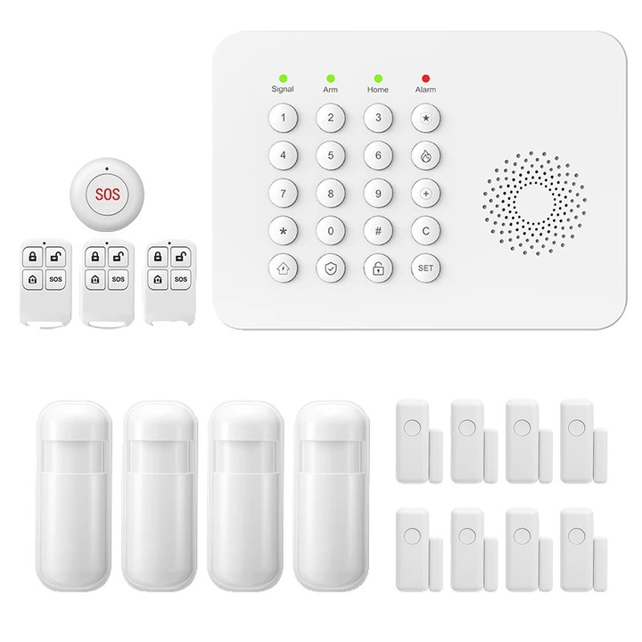 Kit supraveghere video Hikvision 5MP, cu 2 camere 5MP de interior MK494