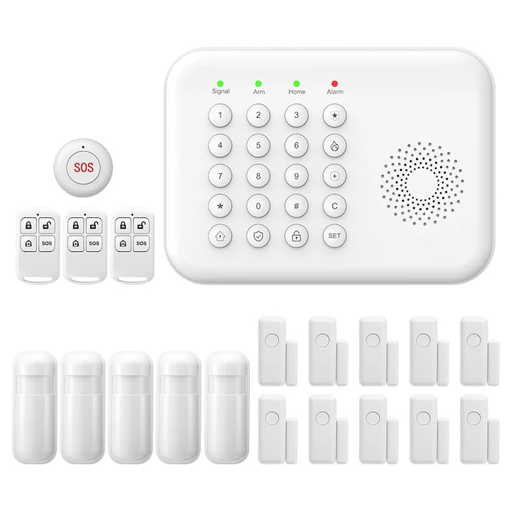 Kit Sistem Supraveghere HIKVISION FULL HD format din DVR + 4 Camere + Sursa + Accesorii