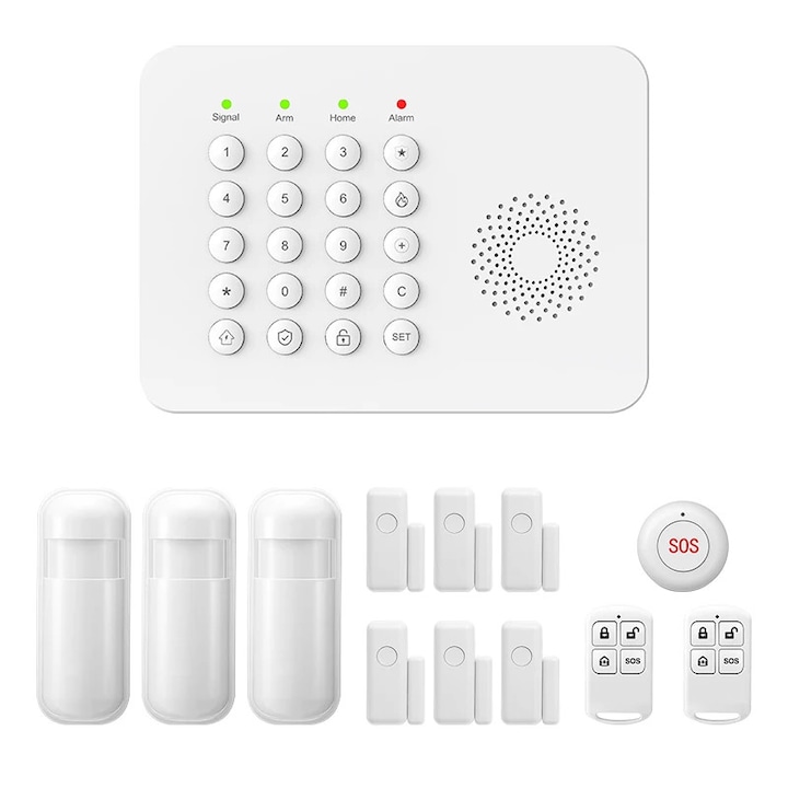 Sistem supraveghere video Hikvision 2 camere de interior PoC 5MP (2K+), IR 20m