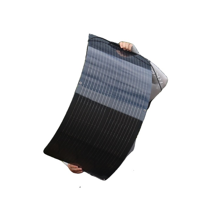 Panou solar 95W, design flexibil, eficienta ridicata, negru, 2.06kg