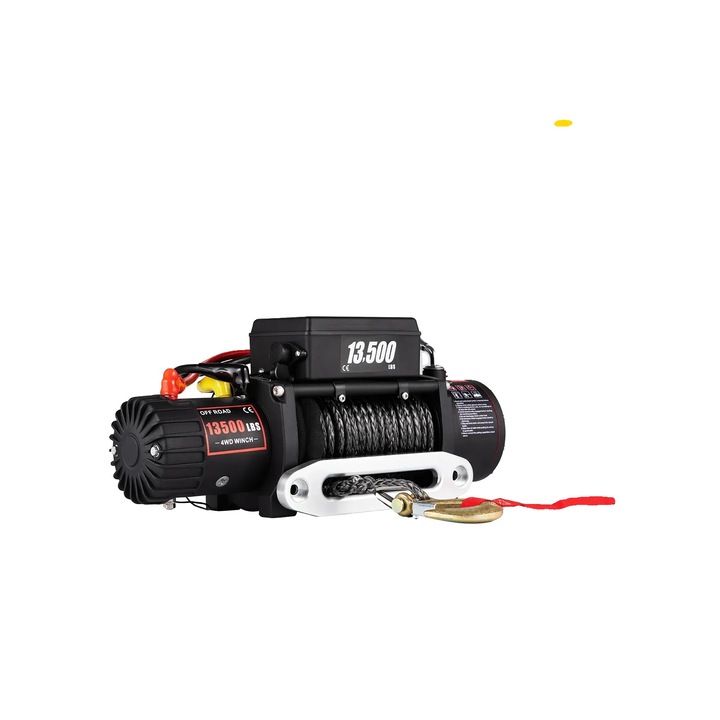 Winch electric, 13500 lbs, control wireless, 27m, 3/8 in cablu, 6.8 hp