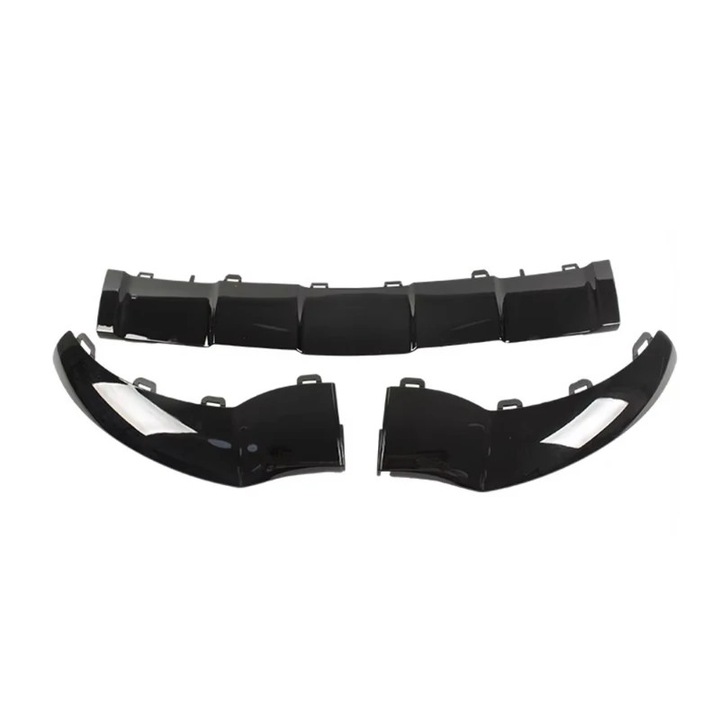 Prag lip bara fata spoiler, Pentru GLE W292 GLE350 GLE400 2016-2019, Difuzor ornament bara fata, Negru