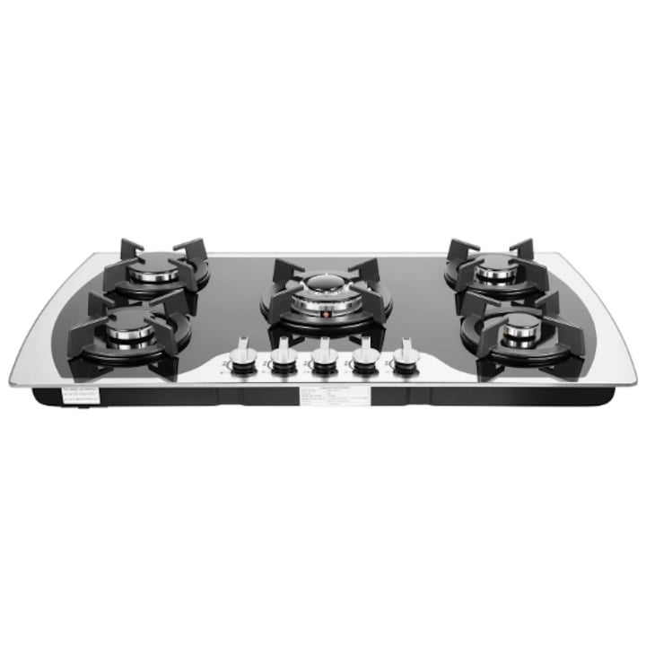 Plita incorporeabila IsEasy 1821801eMAG, Vitroceramica,3000W,2 zone de gatit, Touch control, Sticla neagra